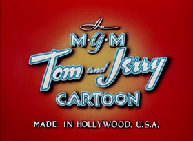 Screenshots from the 1942 MGM cartoon Fraidy Cat