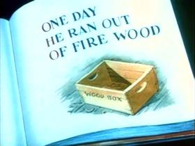 Screenshots from the 1942 MGM cartoon The Bear and the Beavers