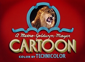 Screenshots from the 1942 MGM cartoon Dog Trouble