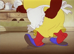 Screenshots from the 1942 MGM cartoon Dog Trouble