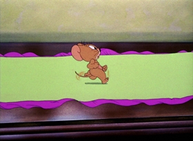 Screenshots from the 1942 MGM cartoon Dog Trouble