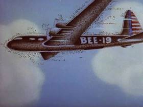 Screenshots from the 1942 MGM cartoon Wild Honey