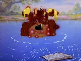 Screenshots from the 1942 MGM cartoon Wild Honey