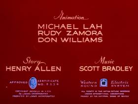 Screenshots from the 1942 MGM cartoon Wild Honey