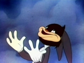 Screenshots from the 1942 Warner Bros. cartoon Any Bonds Today?