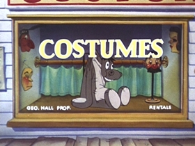 Screenshots from the 1942 Walter Lantz cartoon Under the Spreading Blacksmith