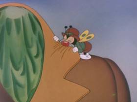 Screenshots from the 1942 Walter Lantz cartoon Goodbye Mr. Moth