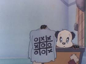 Screenshots from the 1942 Walter Lantz cartoon Goodbye Mr. Moth