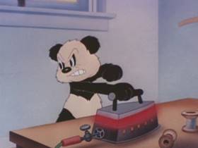 Screenshots from the 1942 Walter Lantz cartoon Goodbye Mr. Moth