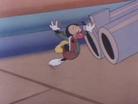 Screenshots from the 1942 Walter Lantz cartoon Goodbye Mr. Moth