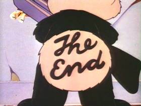 Screenshots from the 1942 Walter Lantz cartoon Goodbye Mr. Moth