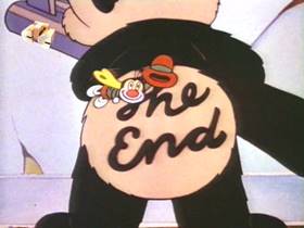 Screenshots from the 1942 Walter Lantz cartoon Goodbye Mr. Moth