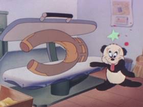 Screenshots from the 1942 Walter Lantz cartoon Goodbye Mr. Moth