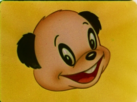 Screenshots from the 1942 Walter Lantz cartoon Nutty Pine Cabin