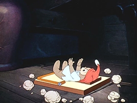 Screenshots from the 1942 Walter Lantz cartoon Juke Box Jamboree