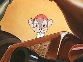 Screenshots from the 1942 Walter Lantz cartoon Juke Box Jamboree