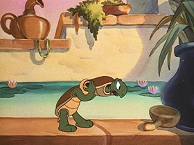 Screenshots from the 1942 Walter Lantz cartoon Juke Box Jamboree