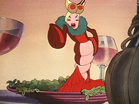 Screenshots from the 1942 Walter Lantz cartoon Juke Box Jamboree