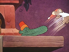 Screenshots from the 1942 Walter Lantz cartoon Juke Box Jamboree
