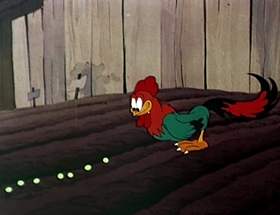 Screenshots from the 1942 Walter Lantz cartoon Andy Panda