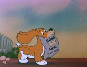 Screenshots from the 1942 Walter Lantz cartoon Andy Panda