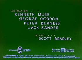 Screenshots from the 1943 MGM cartoon Sufferin