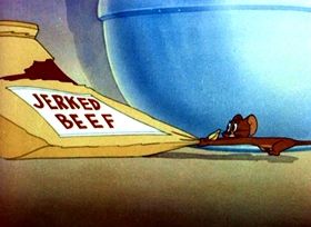 Screenshots from the 1943 MGM cartoon Sufferin