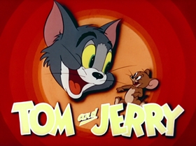 Screenshots from the 1943 MGM cartoon The Lonesome Mouse