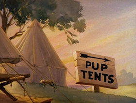 Screenshots from the 1943 MGM cartoon War Dogs