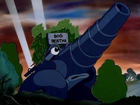 Screenshots from the 1943 MGM cartoon The Stork