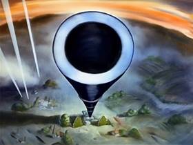 Screenshots from the 1943 MGM cartoon The Stork