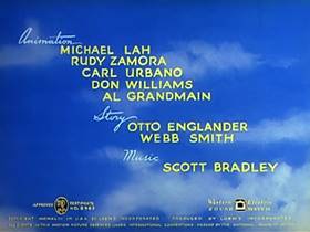 Screenshots from the 1943 MGM cartoon The Stork