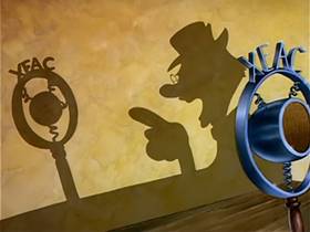 Screenshots from the 1943 MGM cartoon The Stork