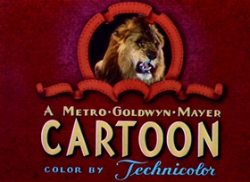 Screenshots from the 1943 MGM cartoon Baby Puss