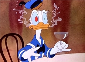 Screenshots from the 1943 Disney cartoon Aquarela do Brasil