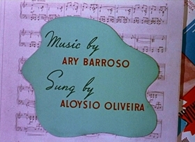 Screenshots from the 1943 Disney cartoon Aquarela do Brasil