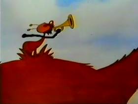 Screenshots from the 1943 Walter Lantz cartoon Canine Commandos