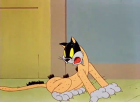 Screenshots from the 1943 Warner Bros. cartoon Fifth Column Mouse