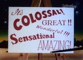 Screenshots from the 1943 Warner Bros. cartoon Jack-Wabbit and the Beanstalk