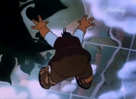 Screenshots from the 1943 Warner Bros. cartoon Jack-Wabbit and the Beanstalk