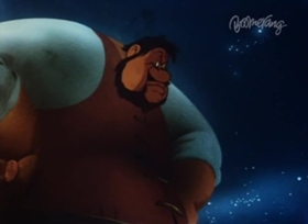 Screenshots from the 1943 Warner Bros. cartoon Jack-Wabbit and the Beanstalk