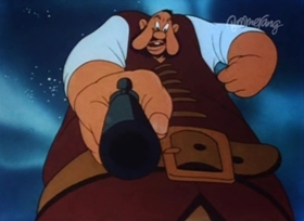 Screenshots from the 1943 Warner Bros. cartoon Jack-Wabbit and the Beanstalk