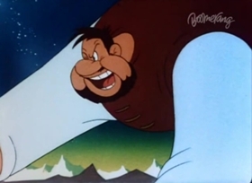 Screenshots from the 1943 Warner Bros. cartoon Jack-Wabbit and the Beanstalk