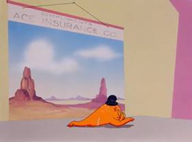 Screenshots from the 1943 Warner Bros. cartoon Fin n