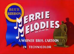 Screenshots from the 1943 Warner Bros. cartoon Fin n