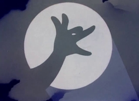 Screenshots from the 1943 Warner Bros. cartoon Daffy the Commando