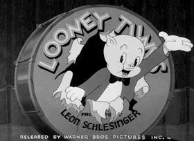 Screenshots from the 1943 Warner Bros. cartoon Puss n
