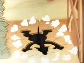 Screenshots from the 1944 Terrytoons cartoon The Butcher of Seville