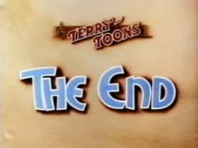 Screenshots from the 1944 Terrytoons cartoon The Butcher of Seville