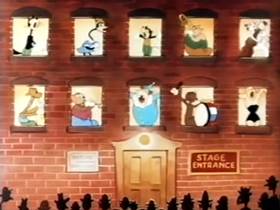 Screenshots from the 1944 Terrytoons cartoon The Butcher of Seville